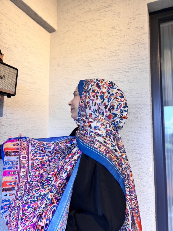 Pamuklu Etnik Desen Şal 2 - 9