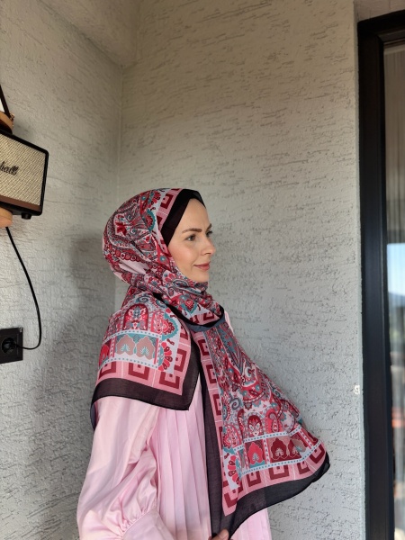 Pamuklu Etnik Desen Şal 3 - 6