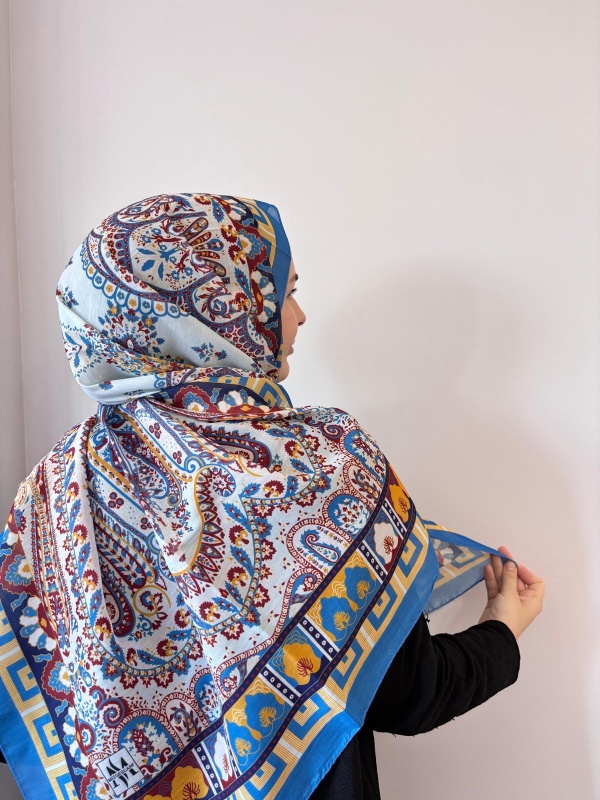 Pamuklu Etnik Desen Şal 3 - 12
